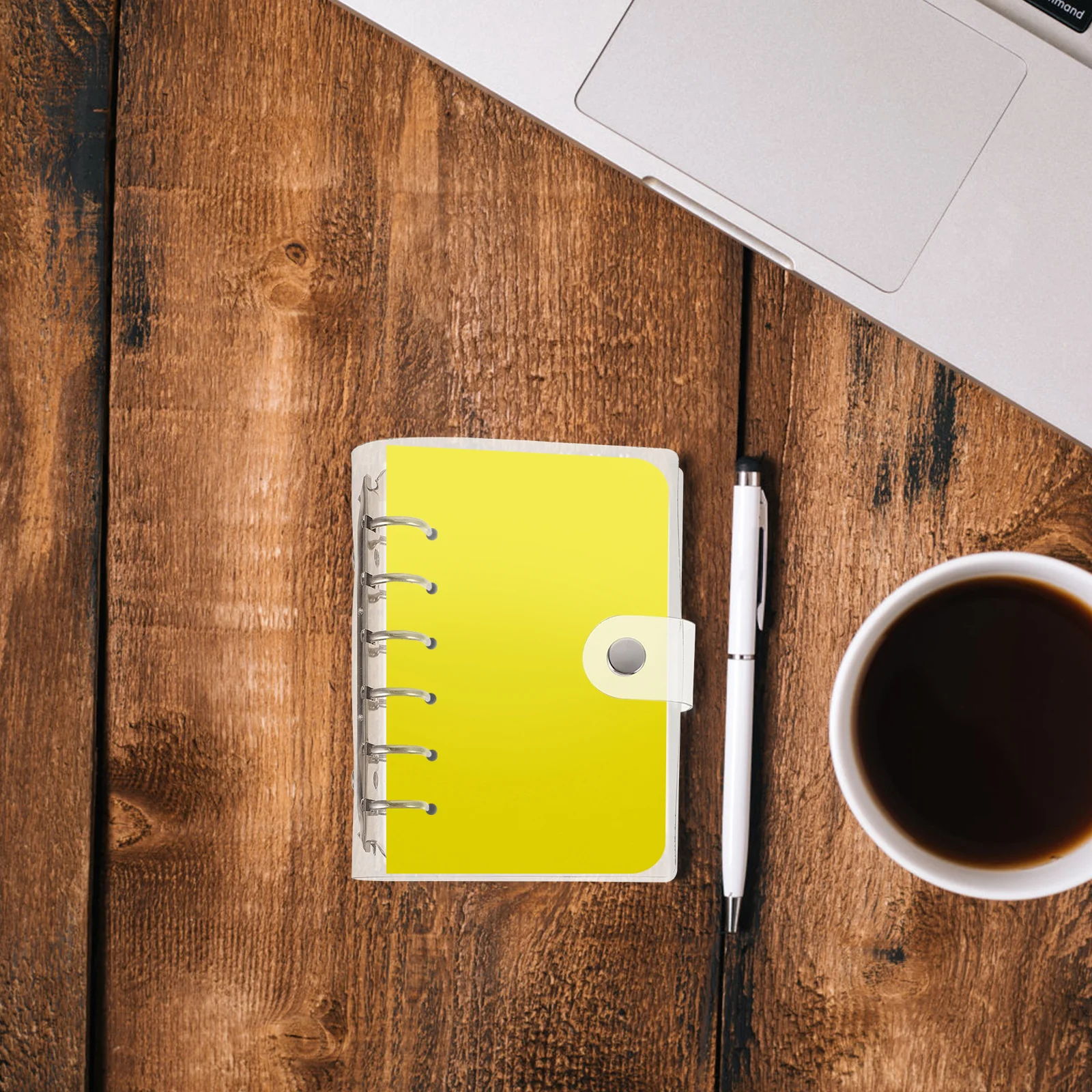 

2Pcs PVC Loose Leaf Binder 6 Hole A7 Diary Transparent Cover Comfortable Healthy Waterproof Easy Clean Non Slip Beautiful Carton