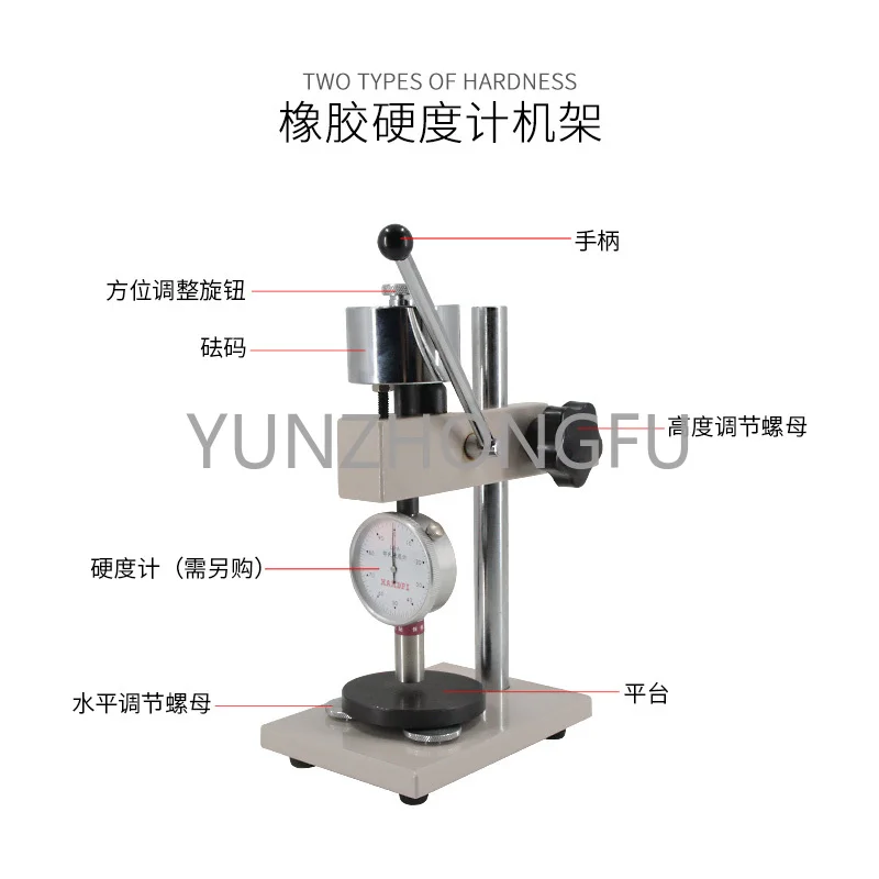 Shore Hardness Tester Portable Lx-acd Type Bracket Hlx-ac/d Silicone Plastic Rubber