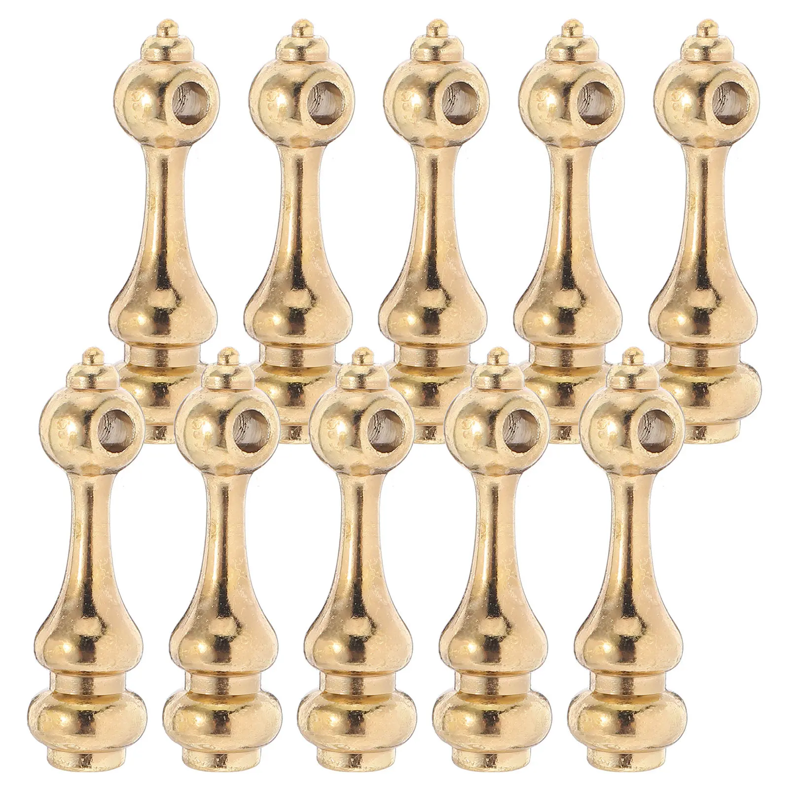 10Pcs Aesthetic Zinc Alloy Railing Bracket Connectors for Glass Fence Posts Wine Cabinet Carts Furniture Metal Hardware