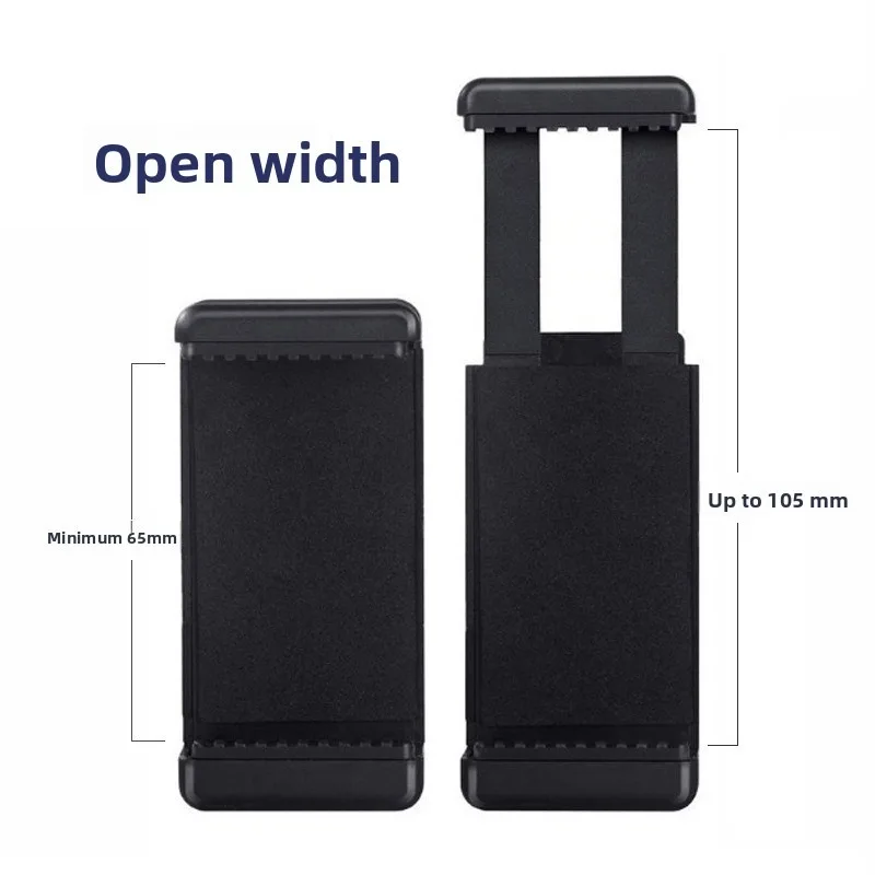 

Universal Accessories Stand Mount Tripod Stand Phone Clip 1/4 Inch Screw Hole Holder for Tripod Mobile Smart Phone