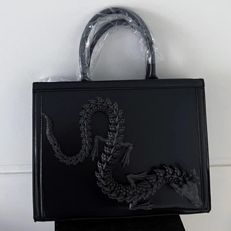 

Original Designer Brand Custom-made DIY Three-dimensional Dragon Crossbody Tote Bags for Women