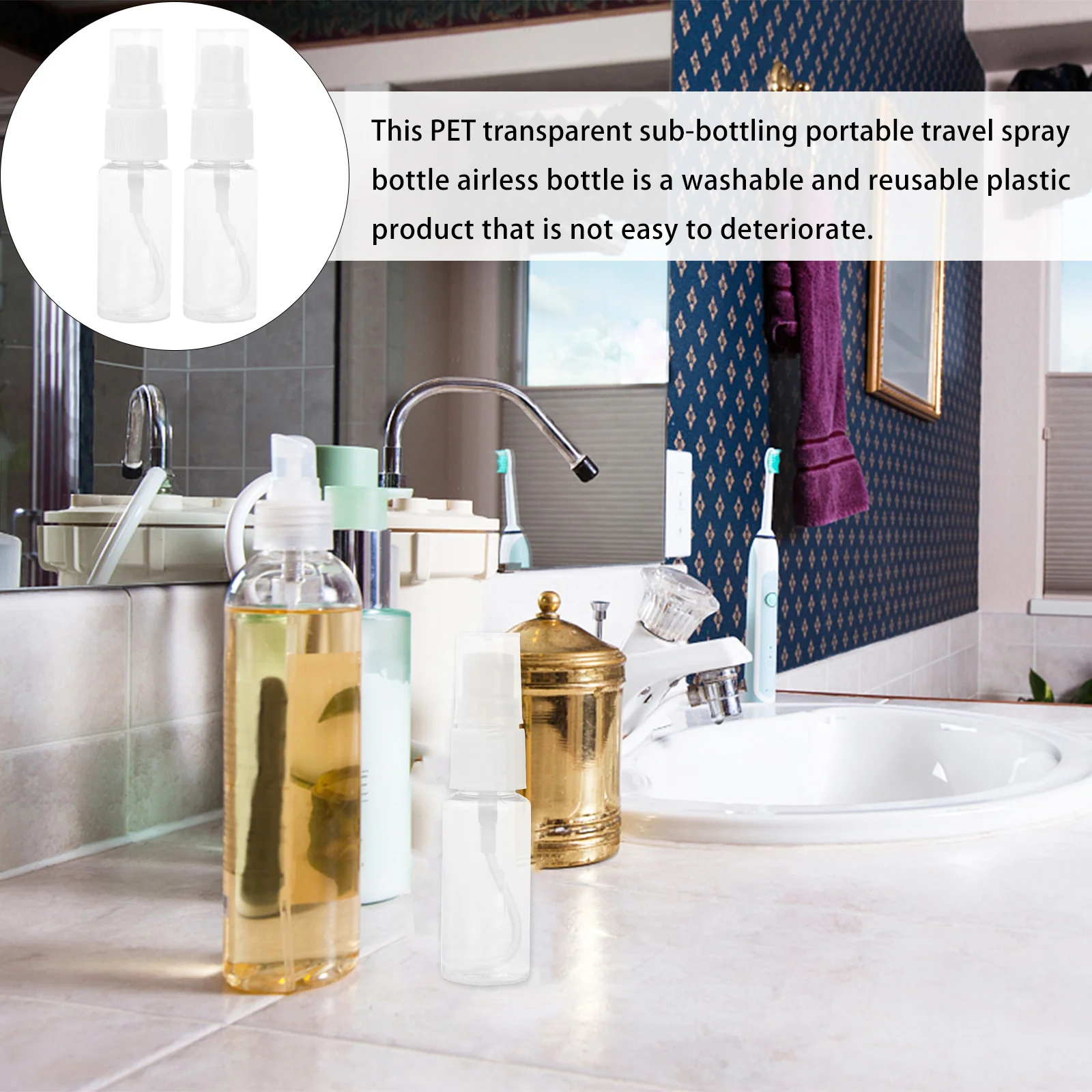 5 قطع من الزجاجات الفارغة للسفر للحيوانات الأليفة، حاويات فرعية محمولة قابلة للغسل وقابلة لإعادة الاستخدام لتخزين السوائل