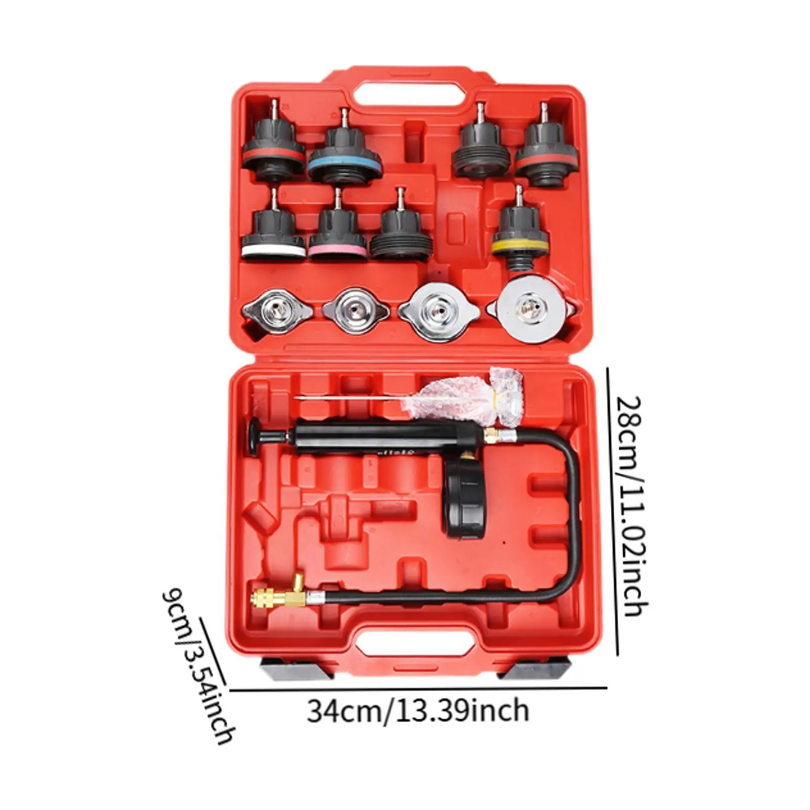 Car Radiator Pressure Tester Radiator Leak Detector with Case Cooling System