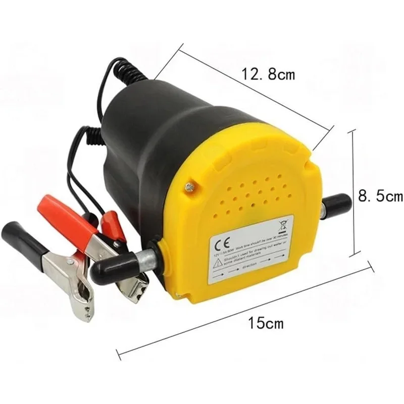 Car Oil Pump Car Engine Oil Pump 12V Electric Diesel Fluid Sump Extractor Scavenge Fuel Transfer Suction Boat Motorbike Electri