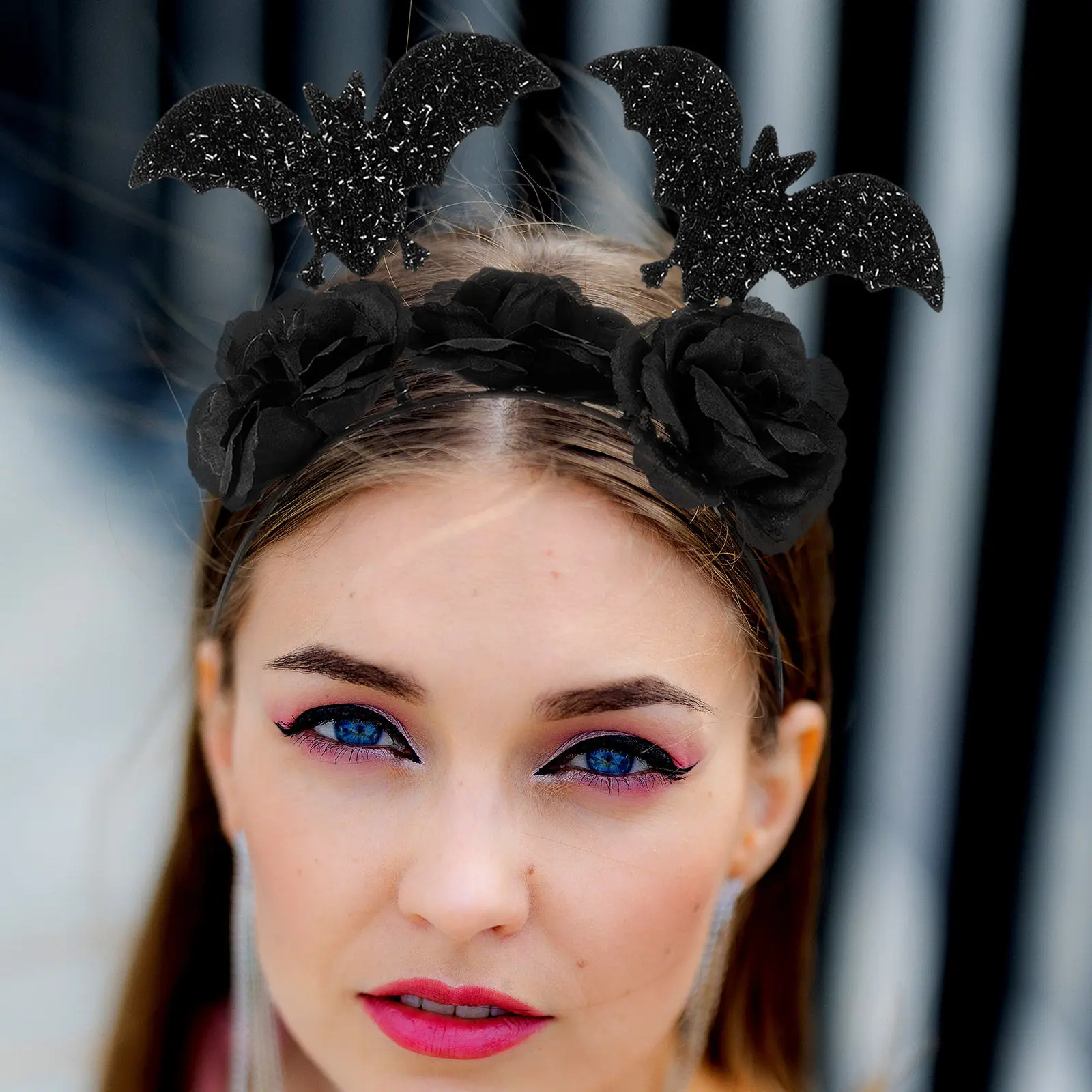 

Halloween Hair Accessories for Women Black Spider Headband Costume Party Dress Up Prop Eye-Catching Design Fade Resistant