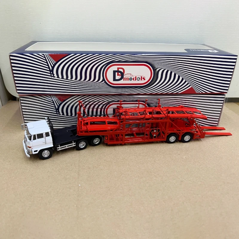 

DD Diecast 1:64 Scale FUSO Trailer Double-decker Car Transporter Alloy Model Simulation Collection Decoration Gift Display