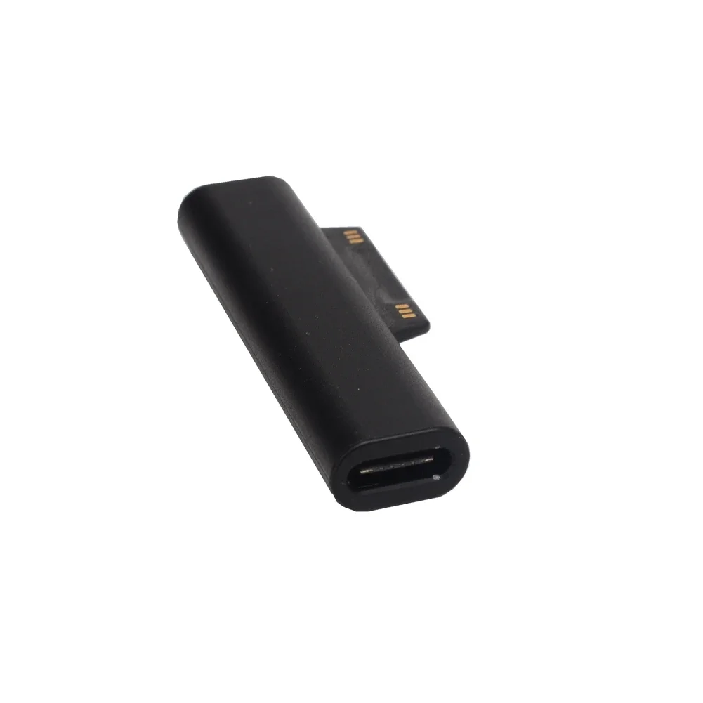 Tipo conversor PD fêmea C para Surface Pro 3 4 5 6 Go Superface Book USB C Adapte