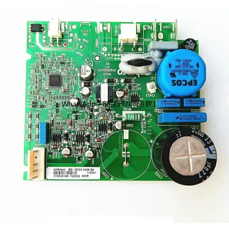 Tarjeta de Control Inverter para Refrigerador EECON-QD VCC3 2456 95 0193525078, Repuesto