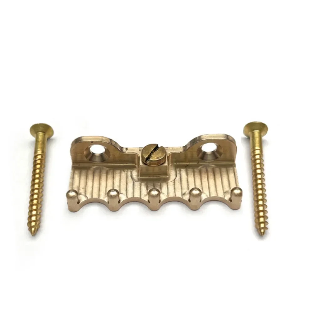 

Brass Electric Guitar Tremolo System Bridge Pull Plate Pure Copper Hook 49.5x19MM Single-shake Double-shake Bridge Spring