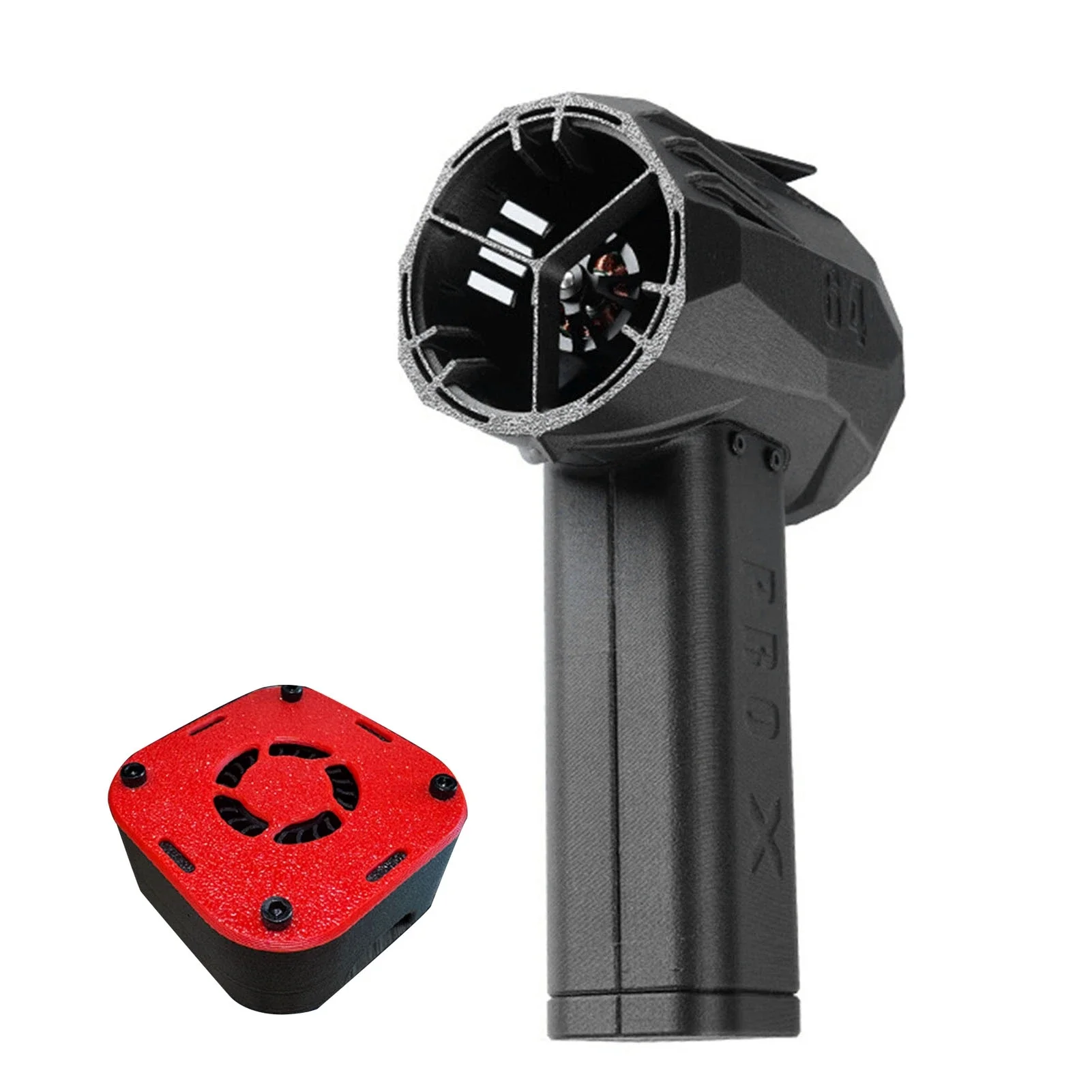 

Electric Air Blower Stepless Speed Regulation 1500g Thrust Powerful Turbofan 350km/h Wind with SOS Ambient Light for Cleaning