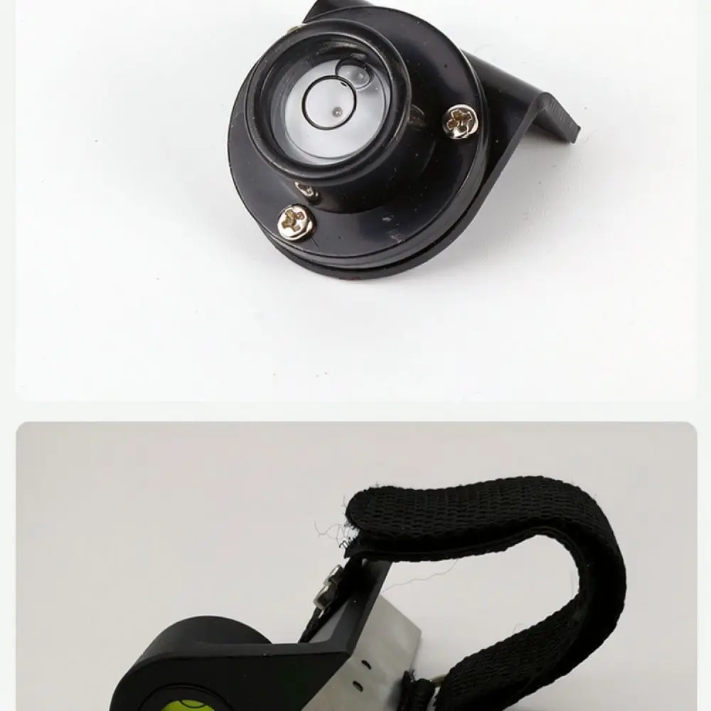Universal Pole Bubble Level For Tripod Centering Rod Surveying Equipment Durable Metal Housing Precise Vertical Alignment