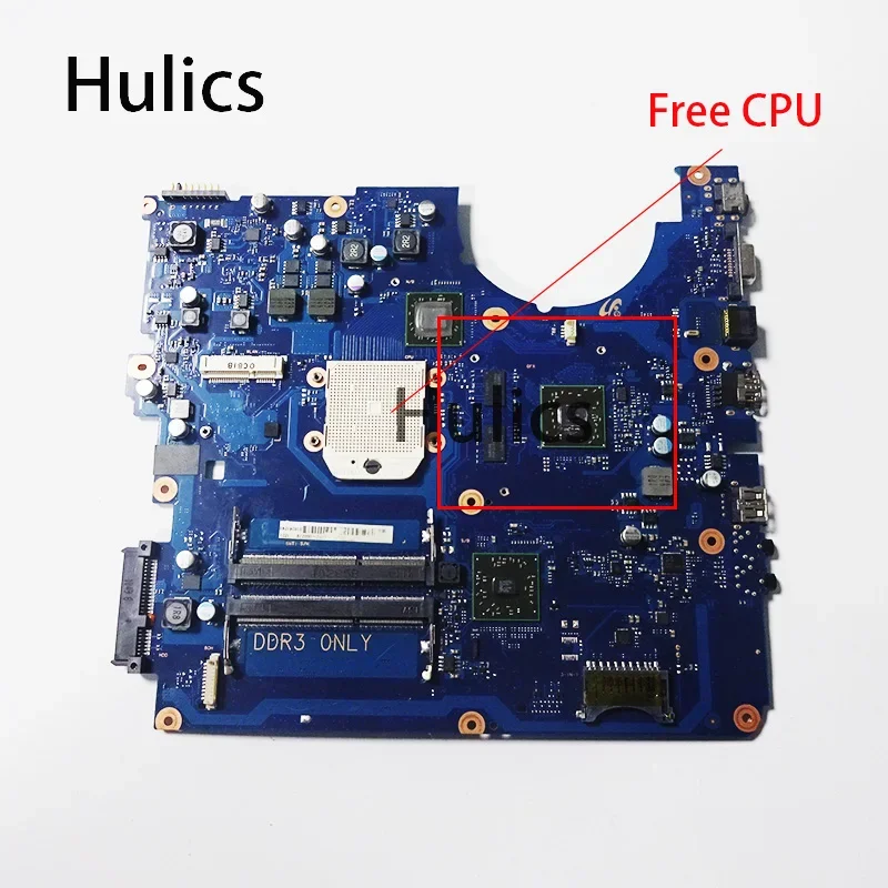 Hulics Used For Samsung R525 NP-R525 Laptop Motherboard DDR3 BA92-06827A BA92-06827B Main Board Free Cpu