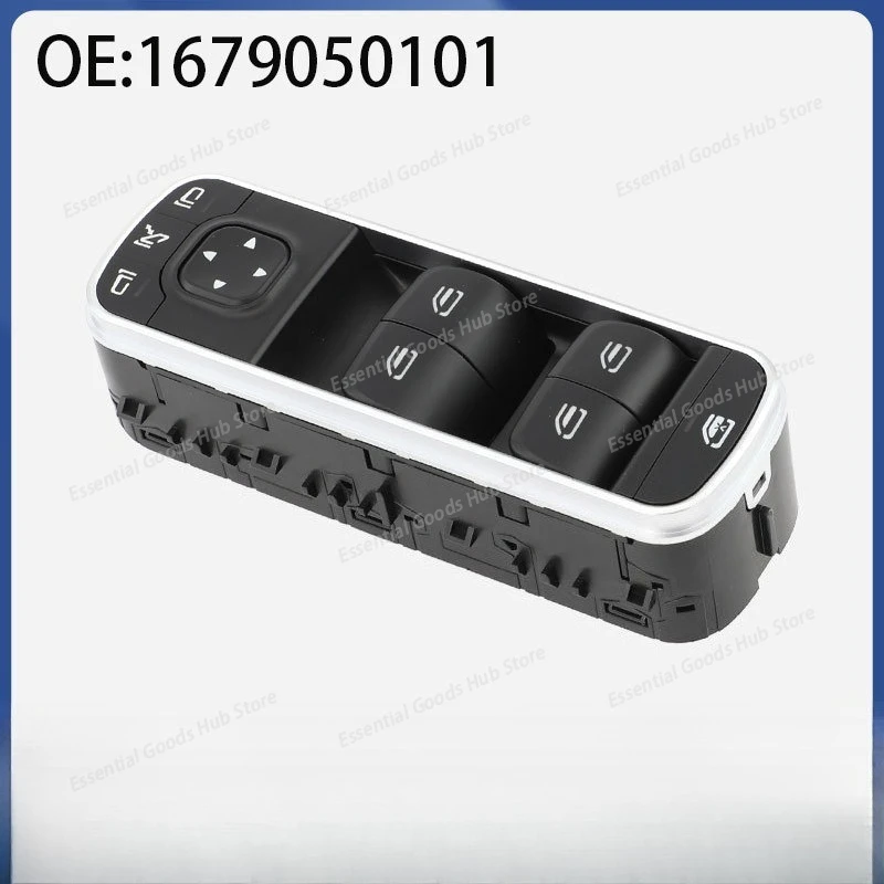 

1679050101 подходит для основного выключателя стеклоподъемника и переключателя окон Mercedes-Benz W463 W177.