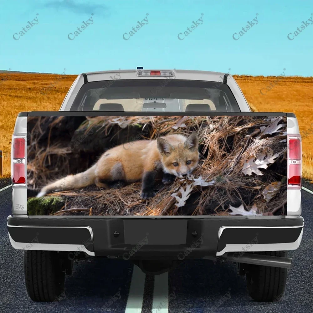 

fox animal Car stickers truck rear tail modification painting suitable for truck pain packaging accessories decals