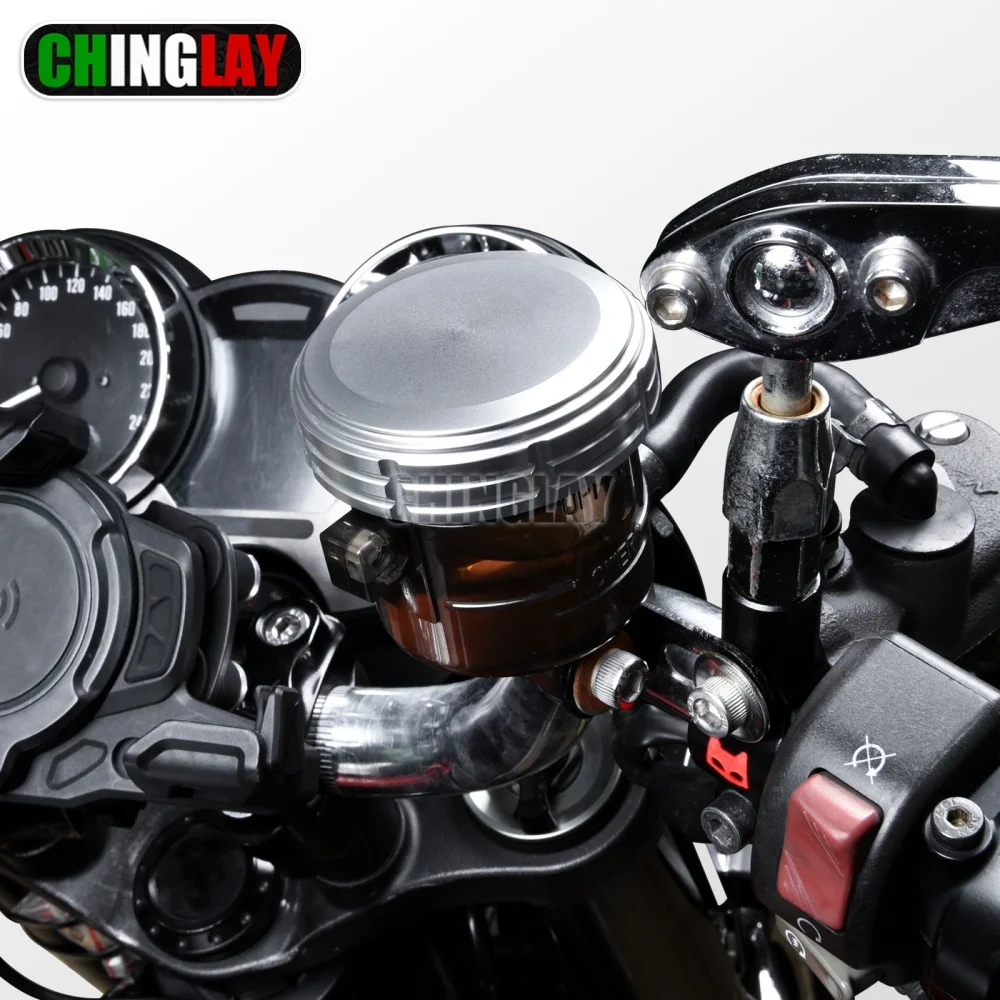 

for Kawasaki Z900RS cafe 2018-2025 Front and Rear Brake Master Cylinder Covers Aluminum alloy Z900rs brake master tank cap