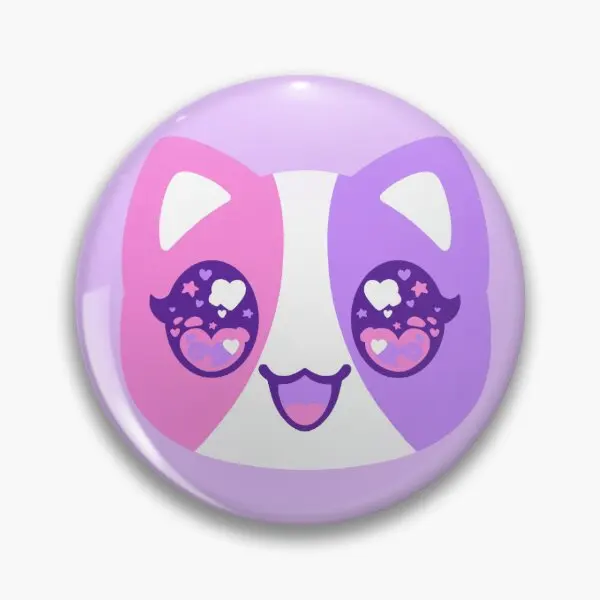 Cat Aphmau Meemeow Expressions Pattern  Soft Button Pin Lover Brooch Funny Decor Lapel Pin Women Clothes Badge Hat Collar