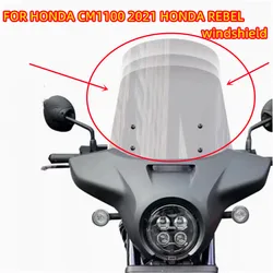 For HONDA CM1100 Rebel 2021 HONDA REBEL Modified and Raised Front Windshield Accessories