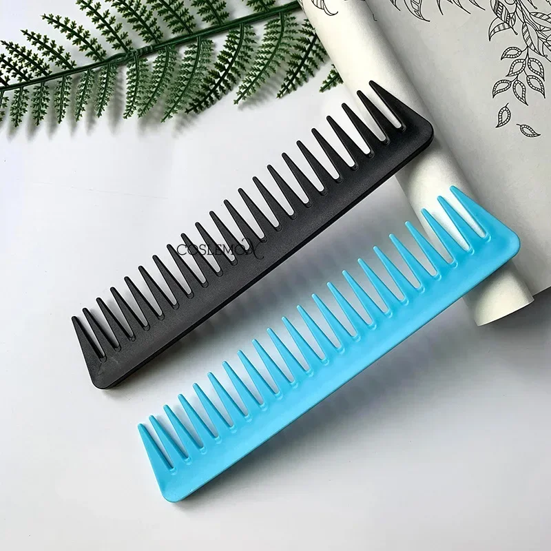 1/2pcs Wide Tooth Comb Durable Heat Resistance Professional Anti-Static Barber Salon Hair Styling Tool Women Men Hairdressing