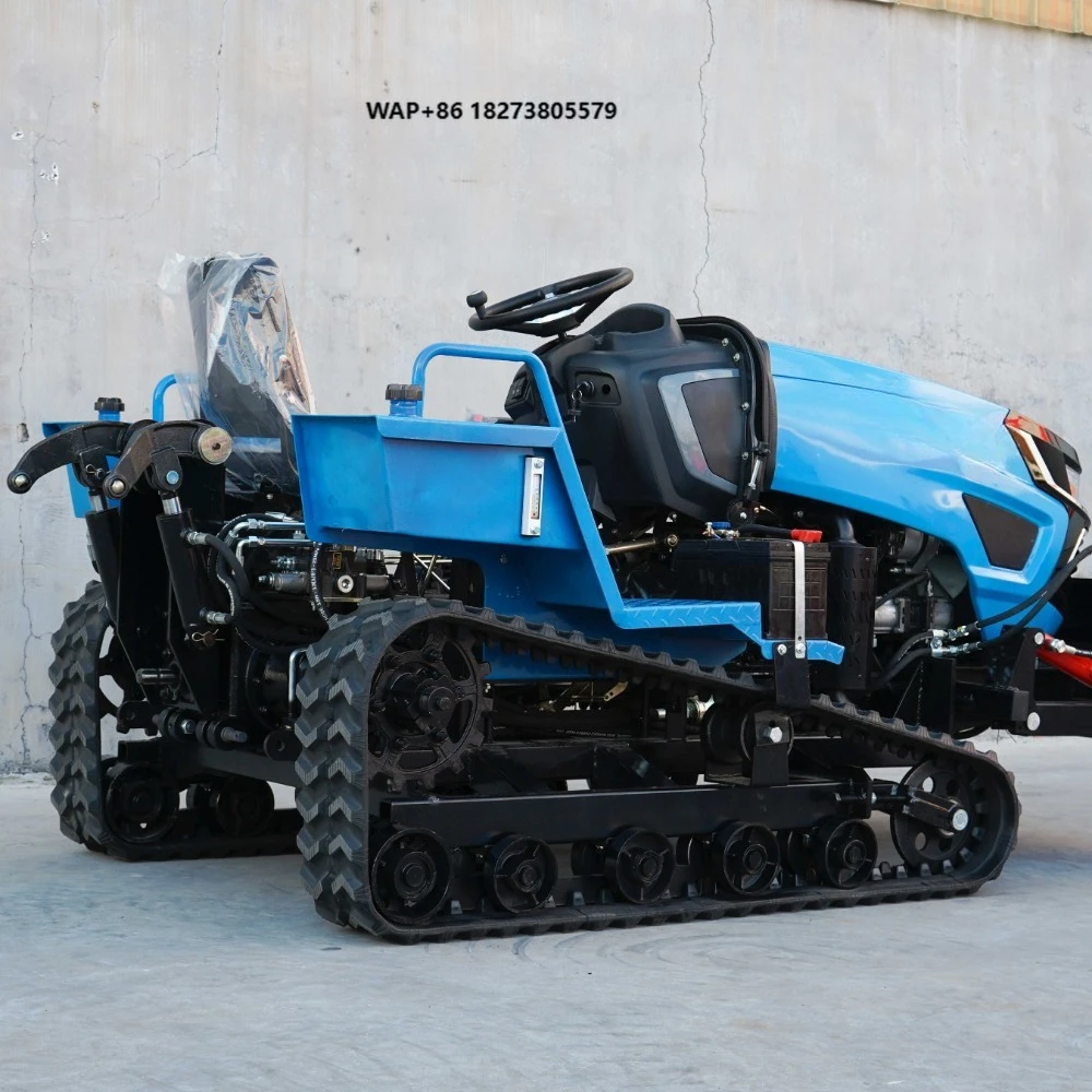 China Rotavator Cultivators Agricultural Farming Mini Rotary Tiller Crawler Tractor Cultivators