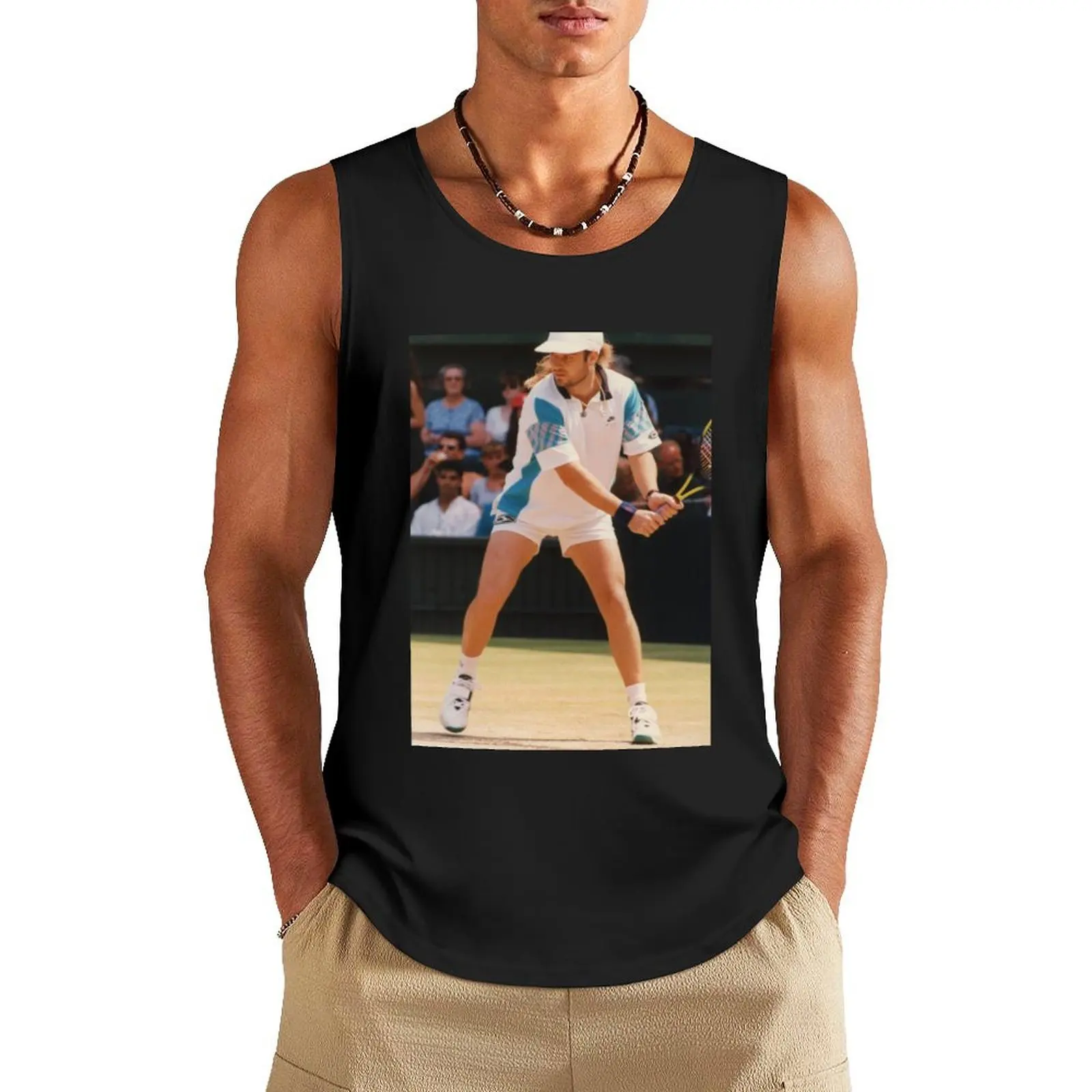 

Wimbledon Tank Top T-shirt man anime t-shirts T-shirt male anime clothes
