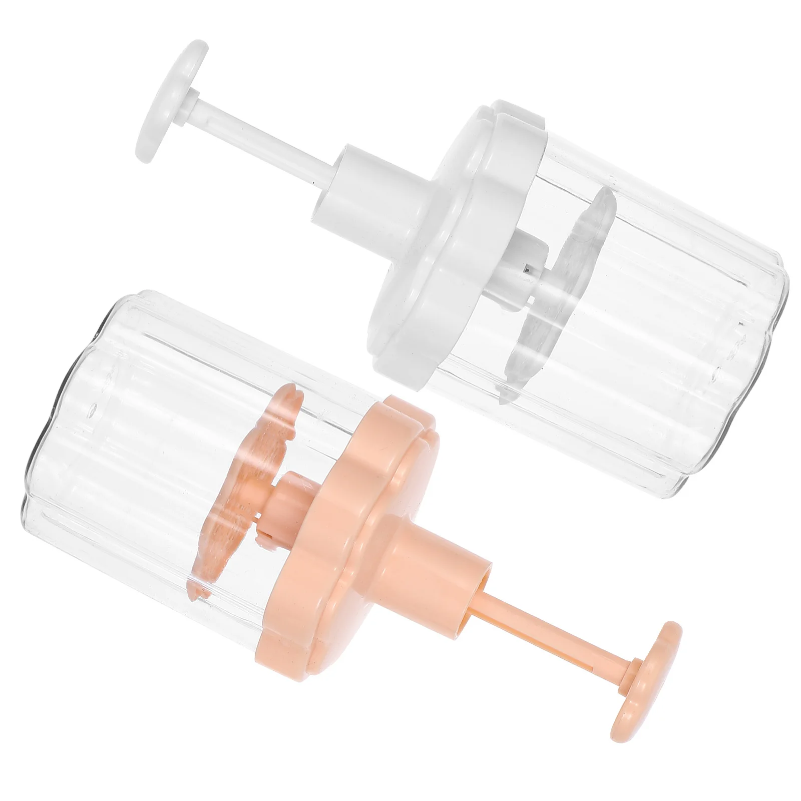 

2pcs Foam Maker Shampoo Body Wash Facial Cleanser Bubbler Plastic Pump Bottle Foaming Tool Bubble Cup Dispenser Hair Skin