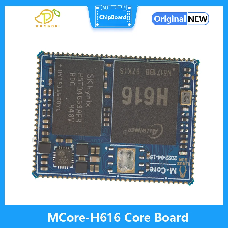 MangoPi MCore-H616/ H313 Core Board Quad-Core A53 penyimpanan Super besar 1GB 512MB