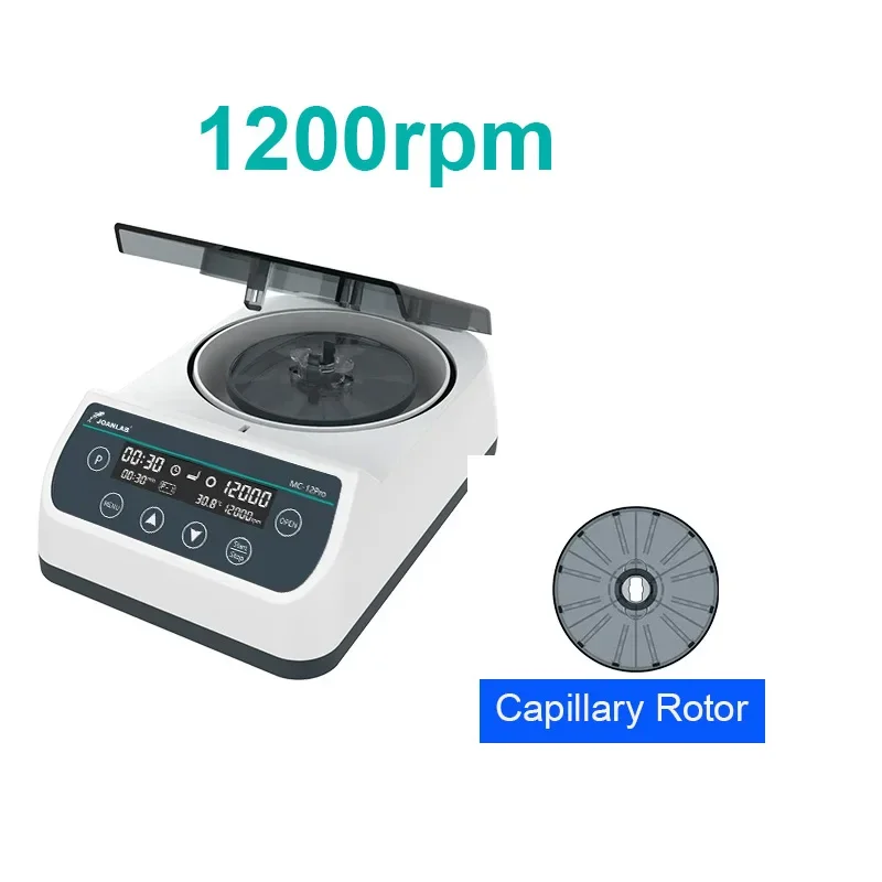 MC-12Pro Capillary Centrifuge 12000rpm Max Speed PRP Serum Separator for Lab Use