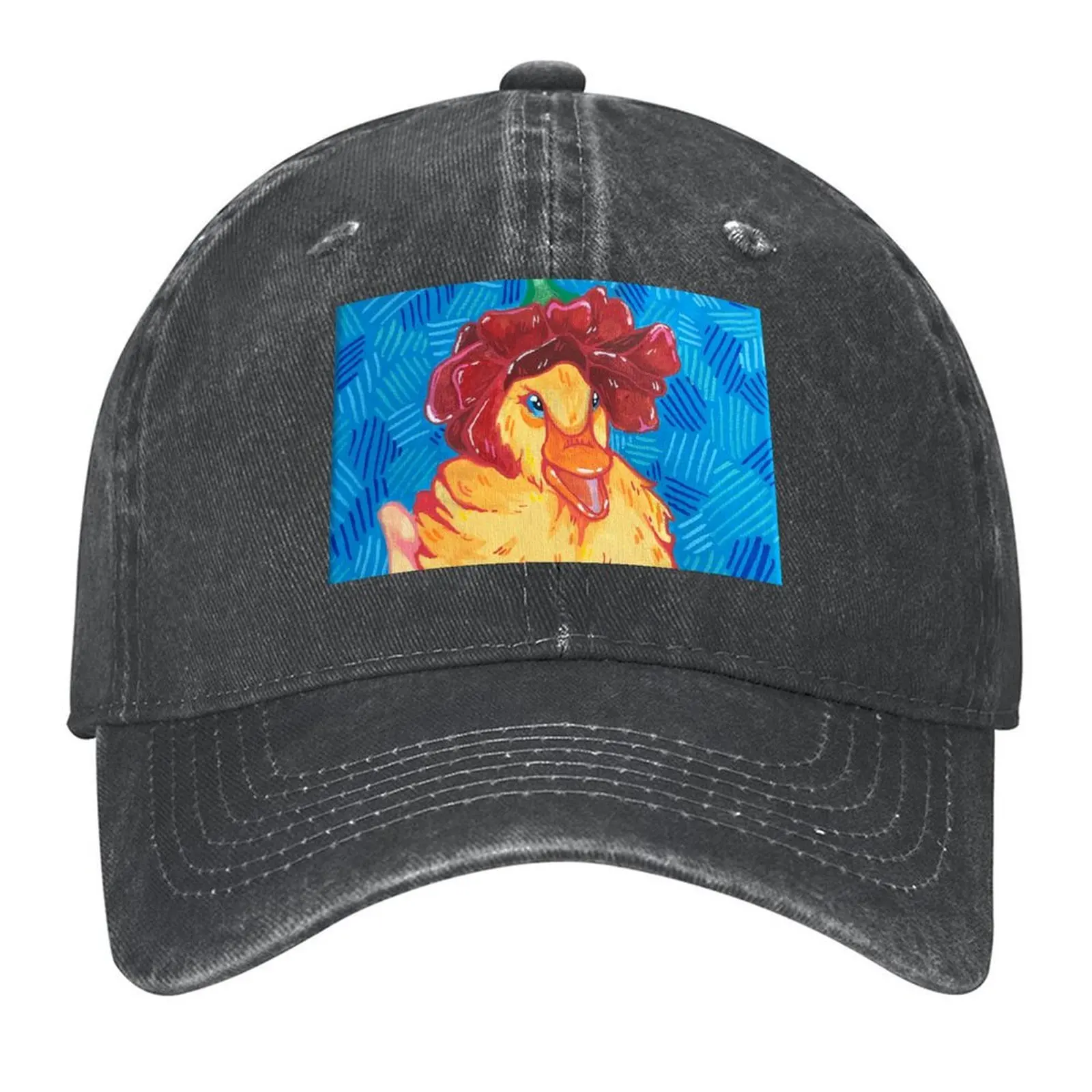 

Duck with flower on its head (: Baseball Cap tea Hat hats on offer Sports Cap Dropshipping Caps For Women Men's