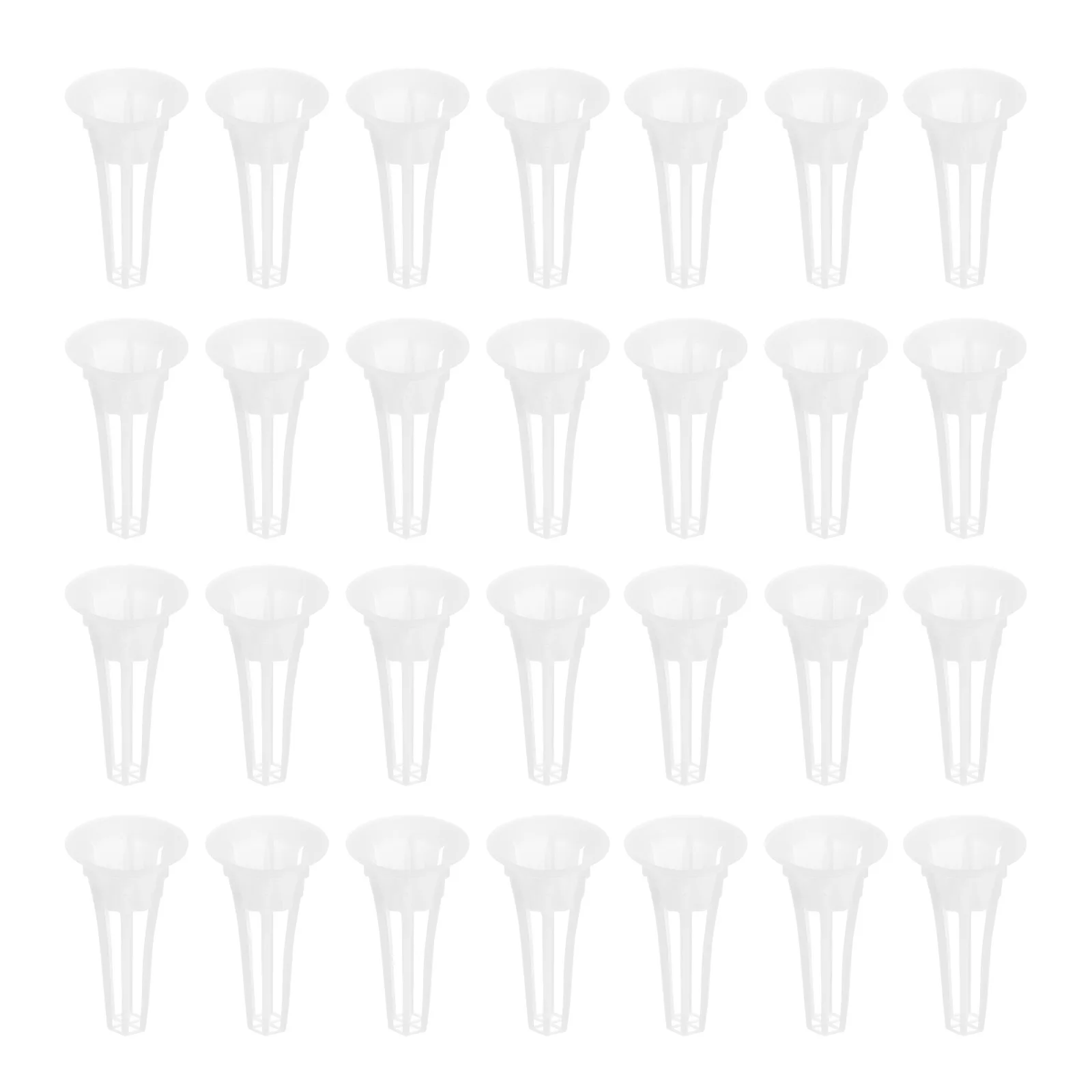 

50Pcs Hydroponic Baskets Lightweight Durable Plastic Plant Growth Basket Soilless Planting Cups Garden Supplies