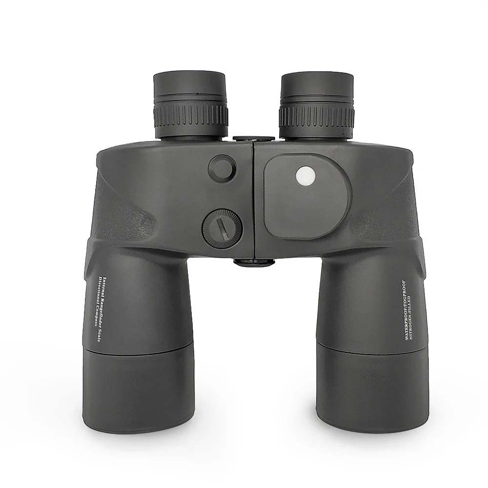 7x50 Waterproof Fogproof Marine Binoculars with compact Internal Rangefinder & Compass