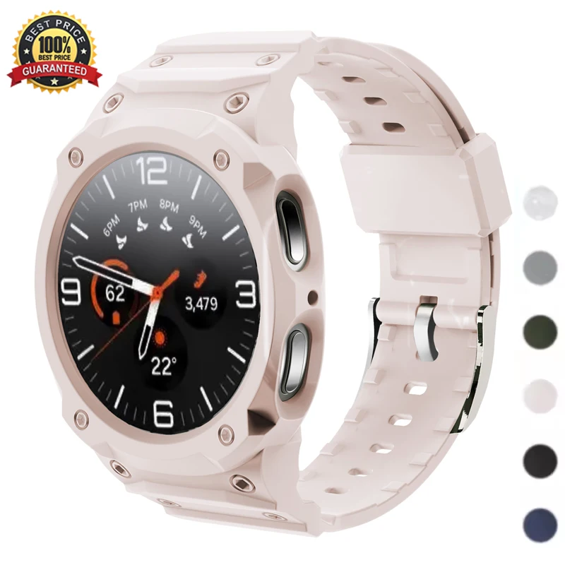 Silikonarmband + PC-Hülle für Samsung Galaxy Watch 8 40 mm 44 mm Armband-Schutzhülle für Galaxy Watch Modifikationsset