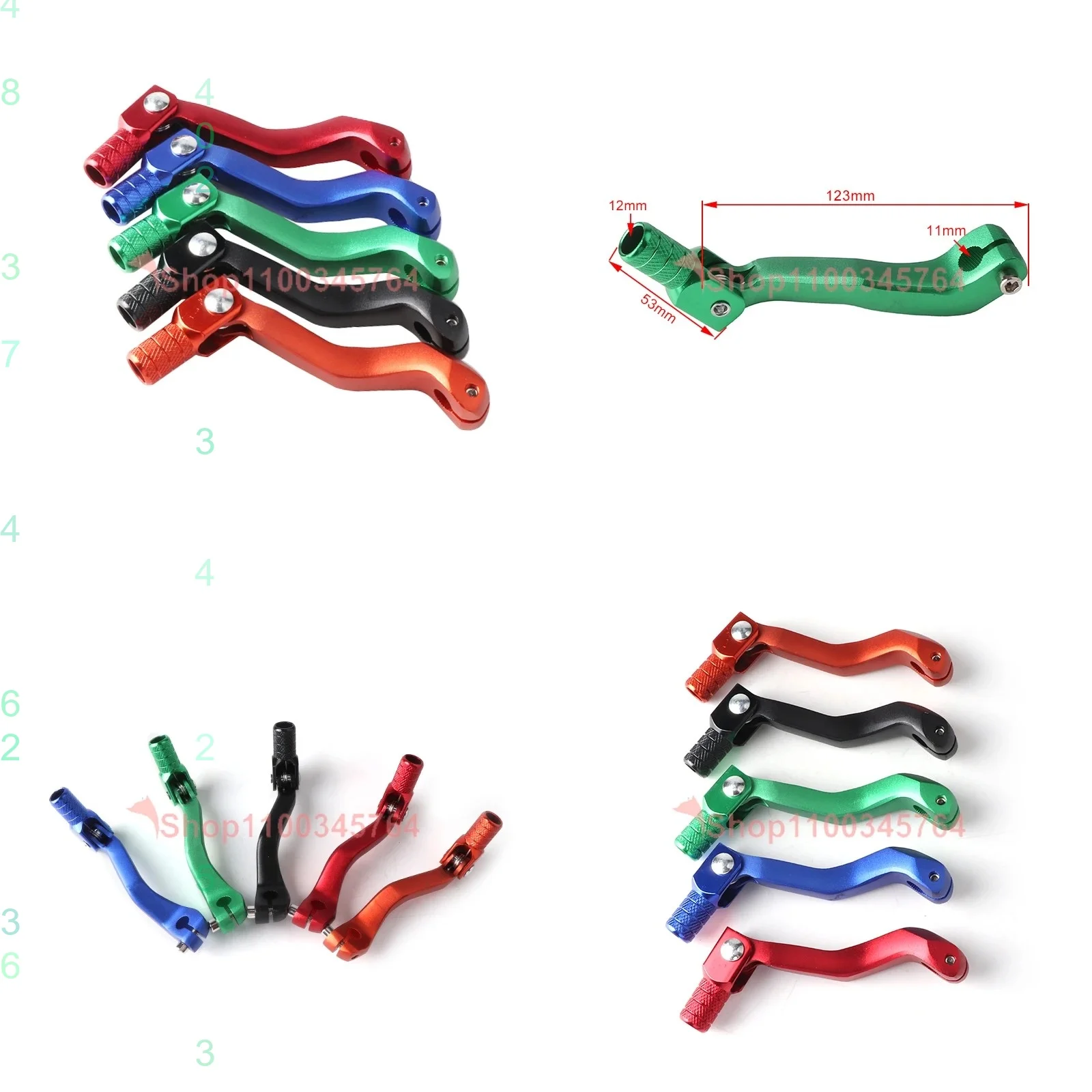 Motorcycle Fold Gear Shift Lever Pedal for Apollo Kayo BSE SX SXF EXC EXCF XCW XCF NC300 Engine Dirt Bike Motocross