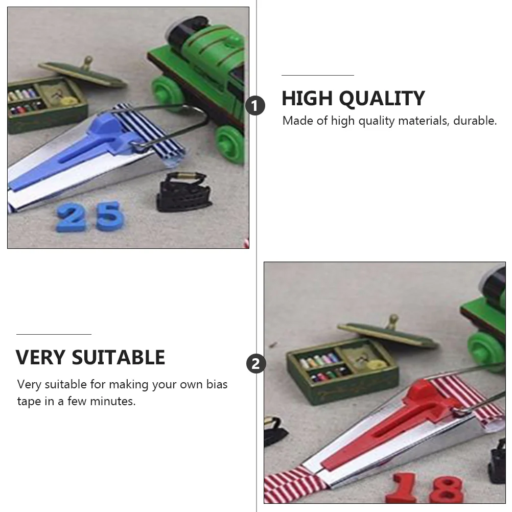 

3PCS Fabric Bias Tape Maker Set Bias Binding Maker DIY Quilting Sewing Tool Fabric Binding Accessories Precise Fold Fast