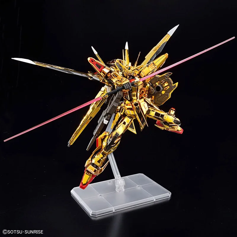 Bandai Original GUNDAM RG 1/144 Akatsuki GUNDAM Oowashi unité graine assemblage modèle figurine jouets pour garçons filles enfants cadeau
