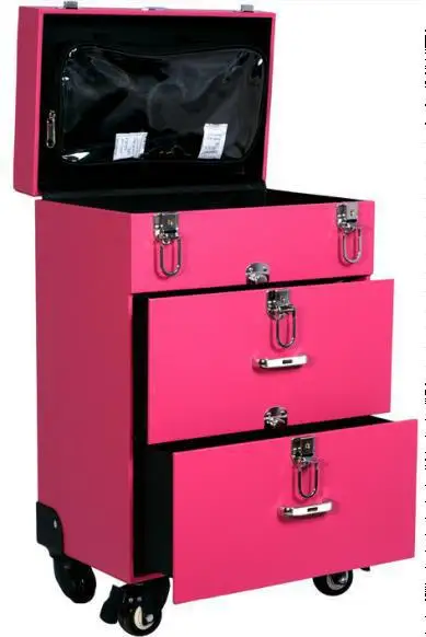 Caixa de ferramentas de arte, instituição de treinamento, arte de unha, estudante, tatuagem especial, bordado, artista de maquiagem, arte de unha, caixa de armazenamento