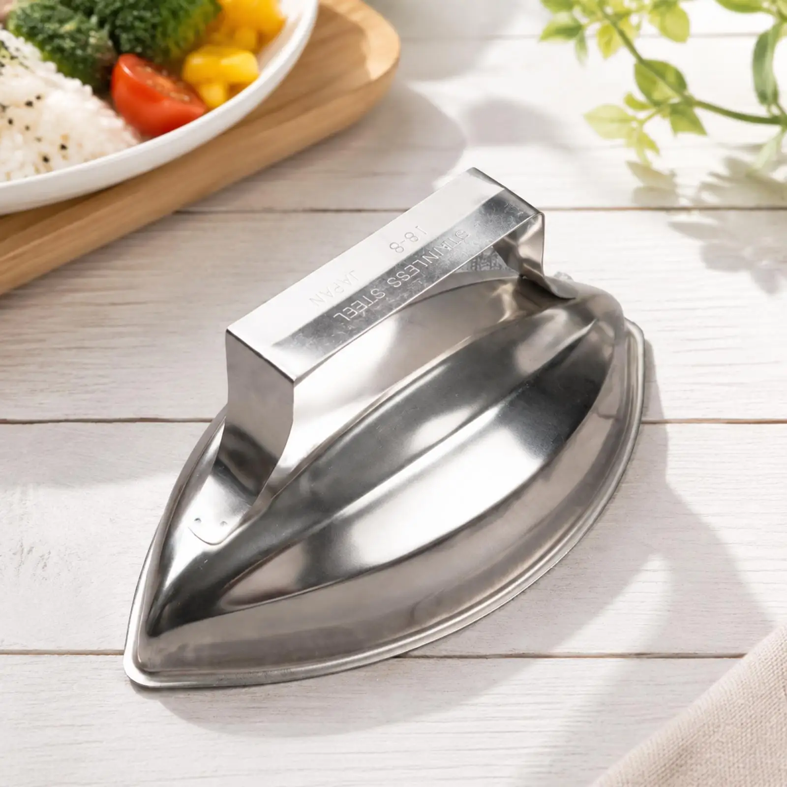Japanese-Style Stainless Steel Rice Mold Rust-Proof for Home Cooks