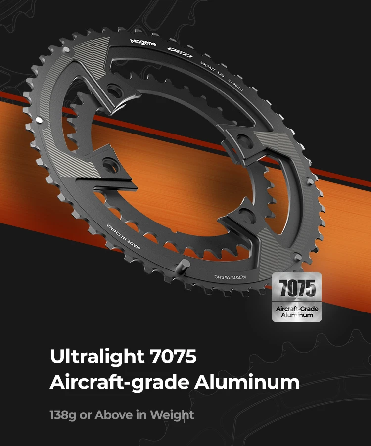 Magene Kettenblatt 110BCD Split Hollow Ultra Light Wheel Power Meter Rennrad Zubehörteile Kettenblatt für PES QED Shimano Sram – Detail 6