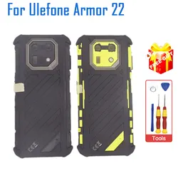 New Original Ulefone Armor 22 Battery Cover With Receiver Fingerprint Cable Rear Camera Lens NFC Antenna For Ulefone Armor 22