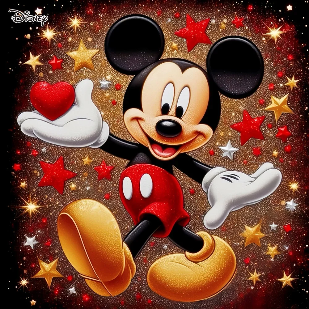 Disney Pittura Diamante 5D Animale Diamante Mosaico Cartone Animato Pieno Quadrato Topolino Ricamo Immagine Strass Decorazioni per la Casa