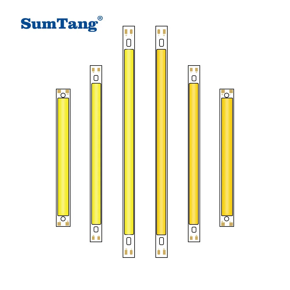 5 pçs/lote Premium 12V 10W 18W 10-130lm COB LEVOU Barra de Luz/w Branco Quente Branco Fresco para DIY Lâmpadas Lâmpadas de Iluminação da Luz Do Carro