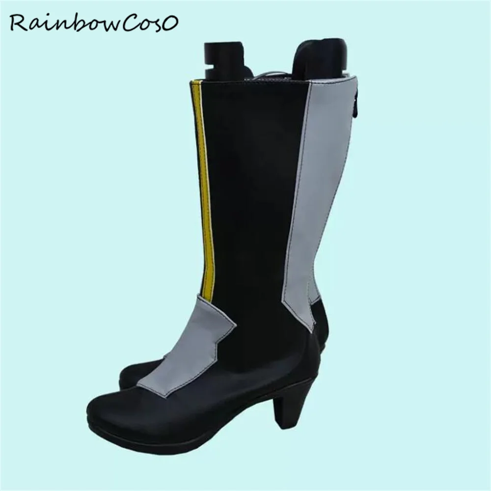 Von Lycaon Zenless Zone Zero Cosplay Shoes Boots Game Anime Halloween RainbowCos0 W4199