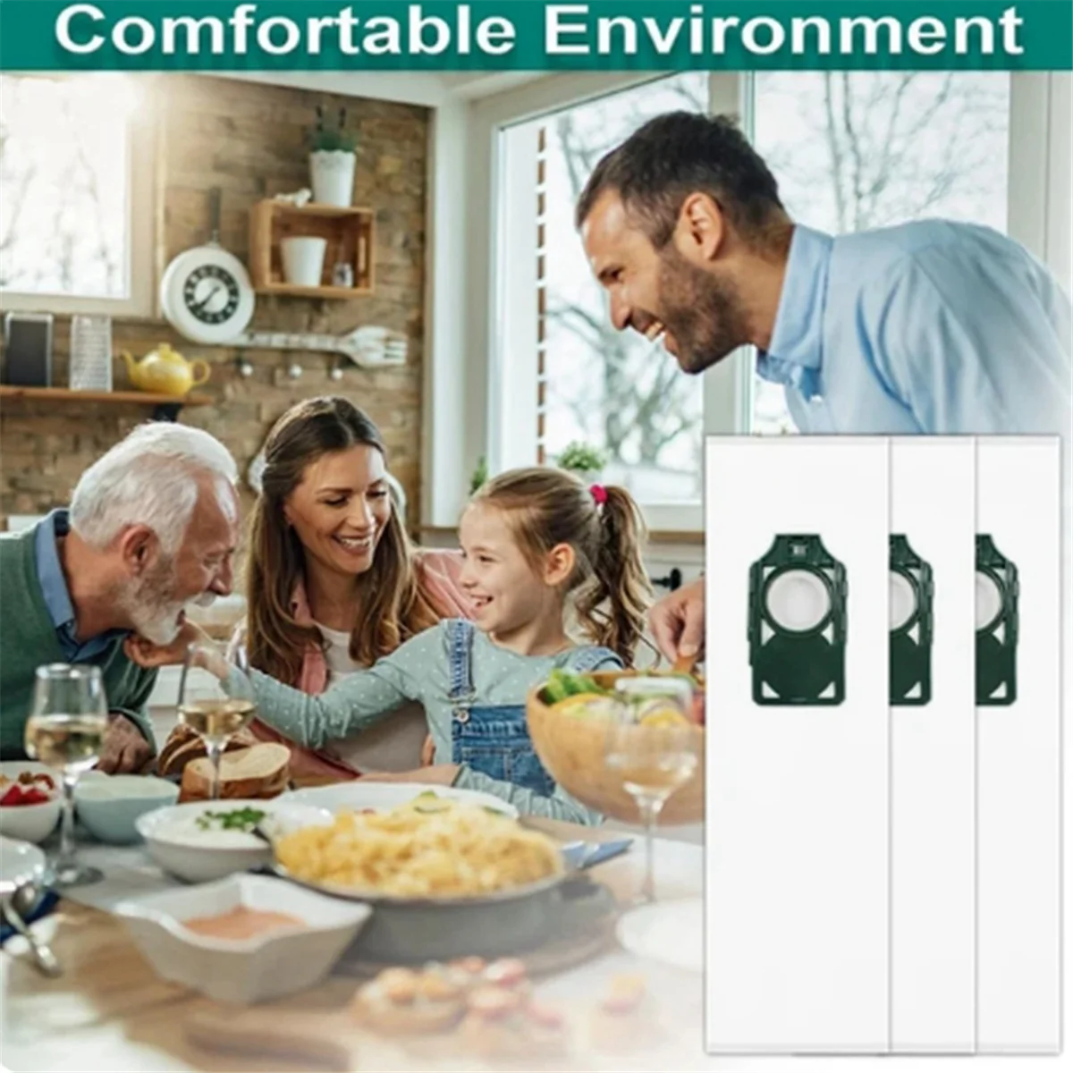 Bolsa de polvo de repuesto para Robot aspirador Riccar Surpalite R10S R10D R10O, 6 uds.