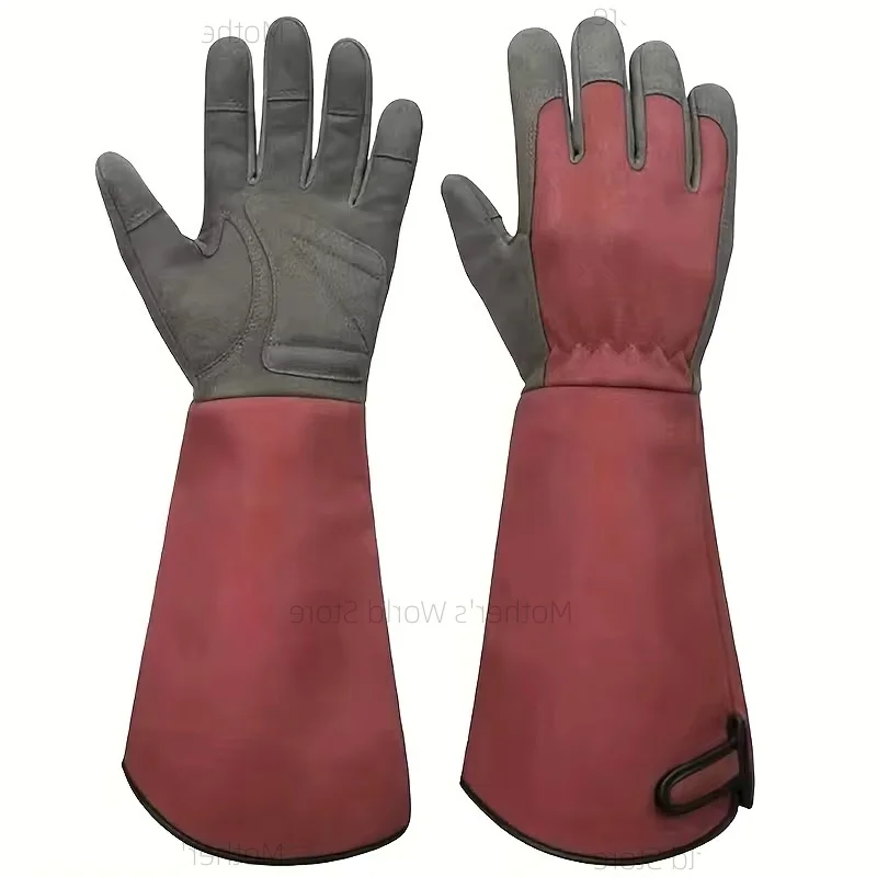 Long Style Gardening Gloves Thorn Proof Gloves Canvas Rose Pruning Garden Gloves with Touch Screen Breathable Work Gloves1