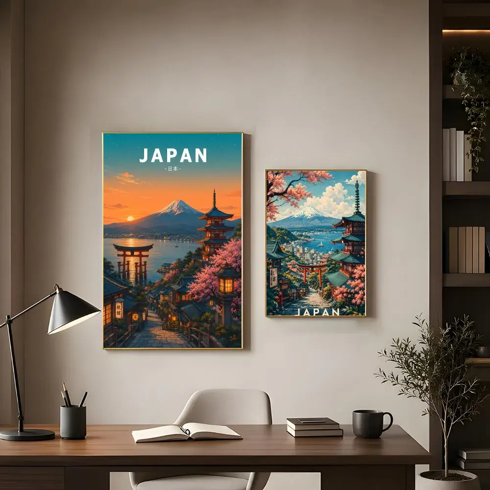 Mountain M-mount Fuji Poster Modern Interior Wall Decor & Trendy Home Highlights