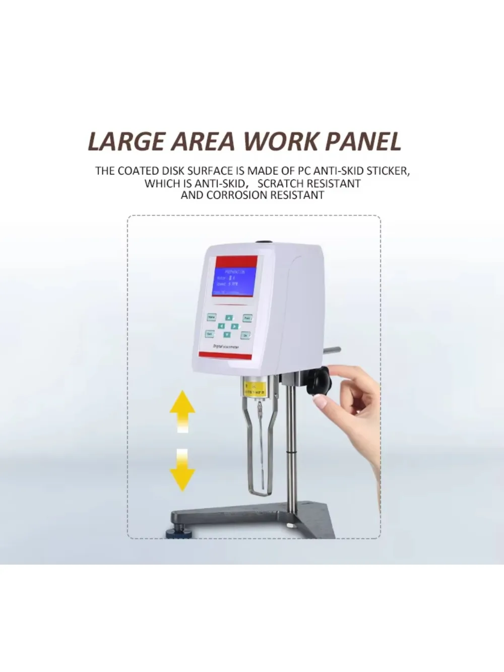 NDJ series Digital Rotary Lab Viscometer with Temperature Probe and Data Output Viscosity Meter Tester 60 RPM 220V/110V
