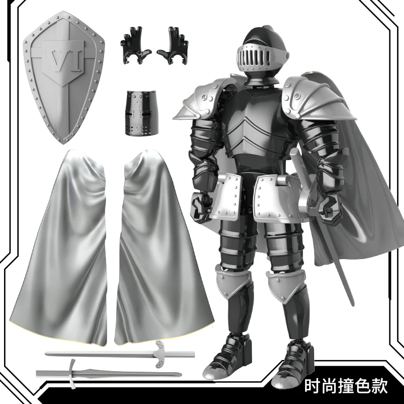 Cavaleiro figuras de ação paladino 13 articulado móvel shapeshift robô 3d impresso manequim personagem montagem brinquedos presente