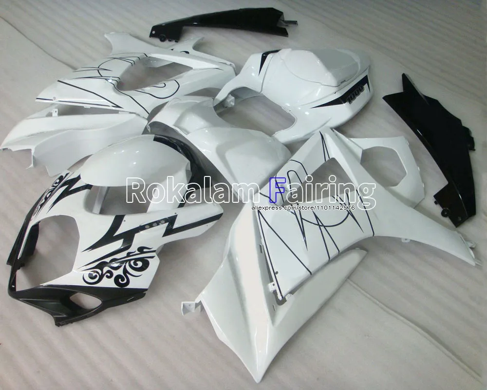 For Suzuki GSX-R1000 K7 07 08 GSXR1000 GSX R1000 GSXR 2007 2008 ABS Plastic Motorcycle Fairing Set (Injection molding)