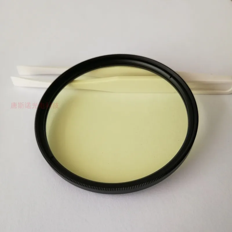 1PCS 25-82mm HD Lenses JB450 450nm Yellow Optical Sharp-Cut Infrared Lens Filter