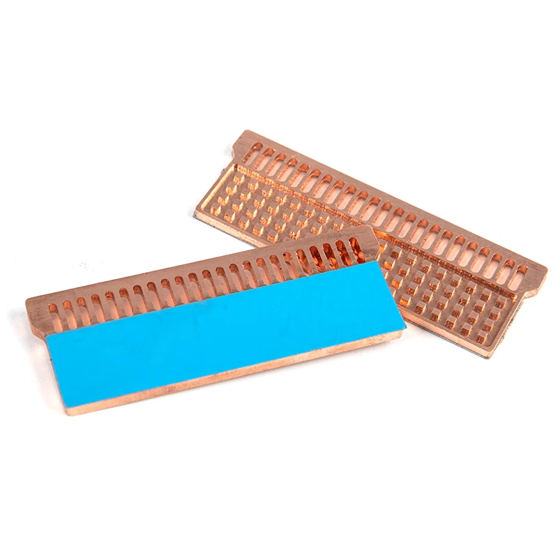 1pcs Laptop Koellichaam Cooling Memory Stick Heatsink RAM 0.5mm/1.5mm/2mm/3mm Zuiver Koper