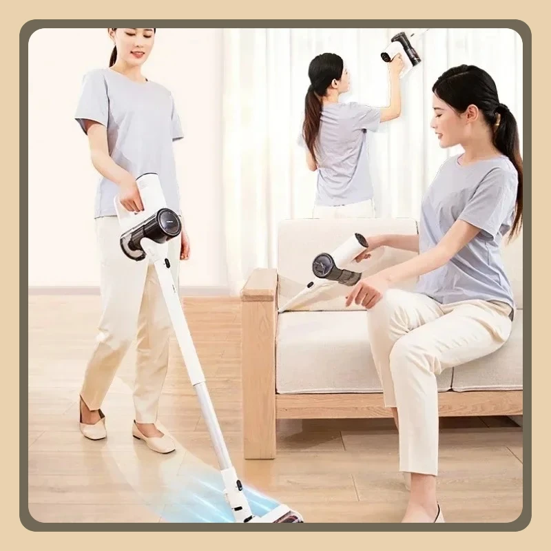 مكنسة كهربائية محمولة لاسلكية من TINECO أصلية لإزالة الغبار بقوة شفط عالية وخفيفة الوزن للمنزل